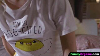 Jealous Step Daughter Watches Stepdad With New Wife