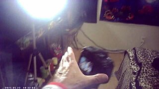 Behind the scenes, first timer bombshell feels the italian machine