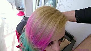 Goth Stepsister Deep Throat