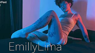 My Feet Love Attention From Goddess Latina Legs Nylon Pantyhose Sucking Toes