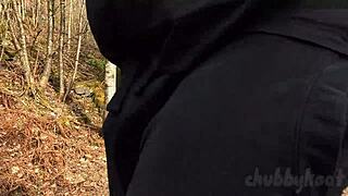 Chubbykaot Flashes In Forest Outdoors
