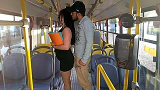 why is the student getting fucked inside the bus in public?