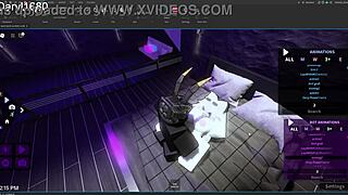 Intense roblox sex session with big ass and tits, cum explosion