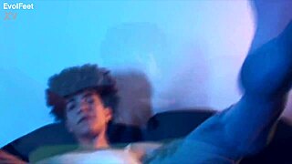 My Feet Love Attention From Goddess Latina Legs Nylon Pantyhose Sucking Toes