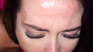 novinha gets fucked in glory hole at swing house and swallows my cum