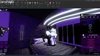 Intense roblox sex session with big ass and tits, cum explosion