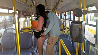 why is the student getting fucked inside the bus in public?