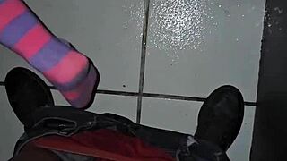 novinha gets fucked in glory hole at swing house and swallows my cum