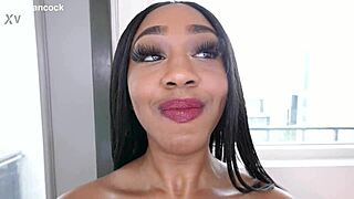 nina splash gives no hands blowjob to huge cock and swallows cum