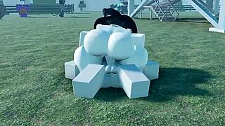 Engaging In Intense Combat Battles In The Roblox Game World