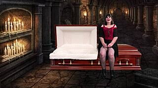 GRANNY PEGGY SUE PEGGING COCKSUCKING CUM SWALLOWING VAMPIRE