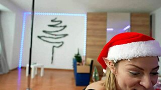 Christmas decoration & pole dancing sfw