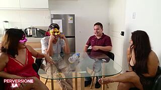 this couple swap is 100 real, first time experimentin