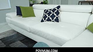 Povmum - Naked Milf Stepmom Armani Dream Ordering Her Stepson To Taboo Fuck Her