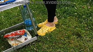 vacation with stepmom turns into hardcore outdoor fucking compilation!