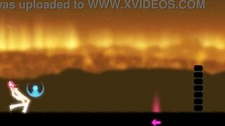 corlan is playing melody's escape with nude mods, getting rough and anal.