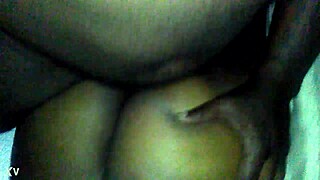 Big Booty Ebony Receives Cum on Monster Dick