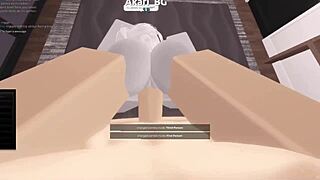 Fucks Virgin Fan in Roblox, Cums Inside Multiple Times