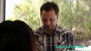 hot teen masseuse xxlayna marie pours nuru gel on herself and brad sterling, both naked.