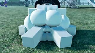 Engaging In Intense Combat Battles In The Roblox Game World