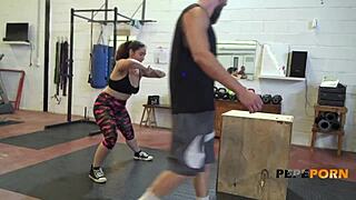 GIGI LUST HAS SEX WITH HER COACH AFTER INTENSE WORKOUT