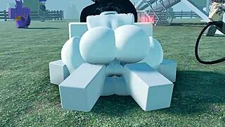 Engaging In Intense Combat Battles In The Roblox Game World