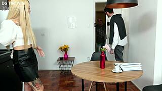 Fat Black Cock Ravages Kira Sex Asshole While Her Cuckold Watches Dtw8302