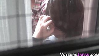 Asian babe fingered and nailed in hidden cam