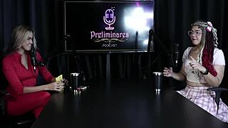 Sofie Lollipop demonstrates blowjob for horny interested people.