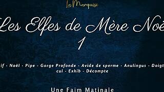 french elves tease with dirty talk and jerk off instructions in outdoor public fun 😈🍆