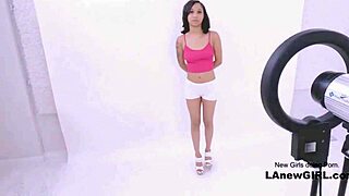 tiny brunette pounded in modeling audition