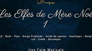 french elves tease with dirty talk and jerk off instructions in outdoor public fun 😈🍆