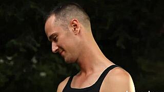 Outdoor punishment by huge fat mature latex friend!