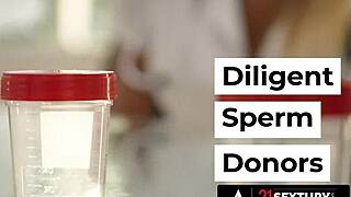 Gorgeous shalina devine helps males in the sperm donor office full scene