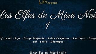 french elves tease with dirty talk and jerk off instructions in outdoor public fun 😈🍆