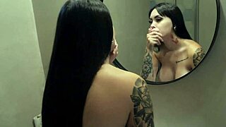 Tattooed Latina with Fake Tits Interviewed by Casting Agent