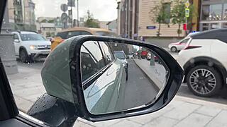 Russian couple chats during homemade intimate scene