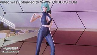 mmd nayeon - abcd doa tamaki hot kpop dance uncensored hentai cosplay