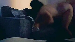 Come back home, horny moaning wife getting fucked hard in the living room?