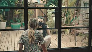 It's Astrid Love in a sensual outdoor scene with friends