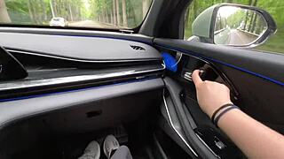 Russian couple chats during homemade intimate scene