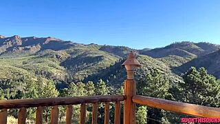 All Natural Teen Sucks Boyfriend's Cock In Woods And Swallows Cum