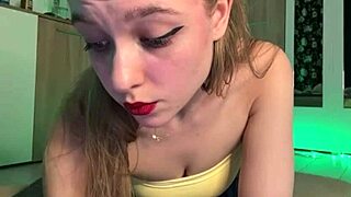 licking her feet intensely while she rides hard