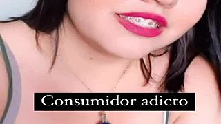 lily influencer shows off her bbw body on webcam