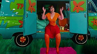 Granny Velma Dinkley Gets Finger Fucked Hard