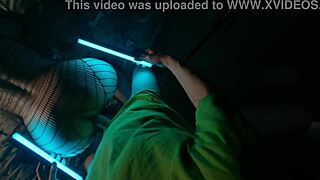 catwoman's depraved night adventure in latex and fishnets