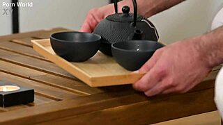 Lia and April crave masseur's cock passionately.