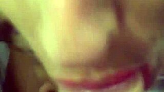 Vilja gives sloppy POV blowjob with gagging