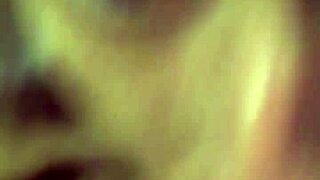 Vilja gives sloppy POV blowjob with gagging