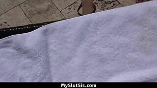 Letting him stick it in her pussy like a good stepsister